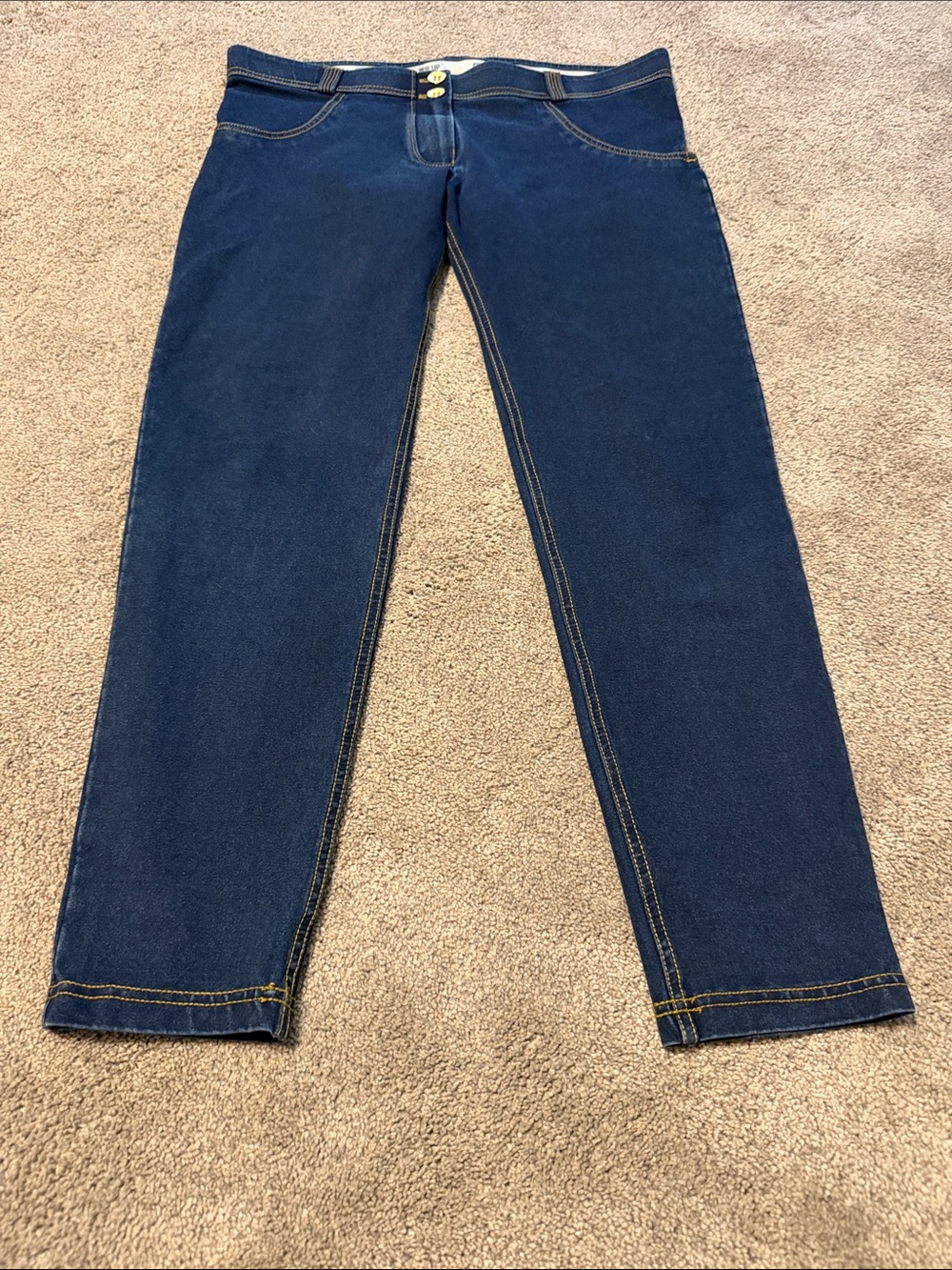 WR.UP Freddy Dark Blue Slim Leg Denim Jeggings